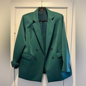 Women’s double breasted Green Blazer